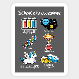 Science is awesome Sticker